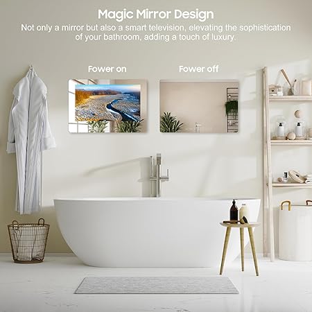 Sylvox Smart Mirror TV – Luxury Living, Reimagined 24''