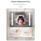 Smart LED Mirror with Defogger, Digital Clock & Bluetooth Speaker | Fully Customizable Design