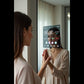 Smart Android Mirror 30" X 21" with 15" Touchscreen Display | Voice-Enabled, Wi-Fi & App Compatible