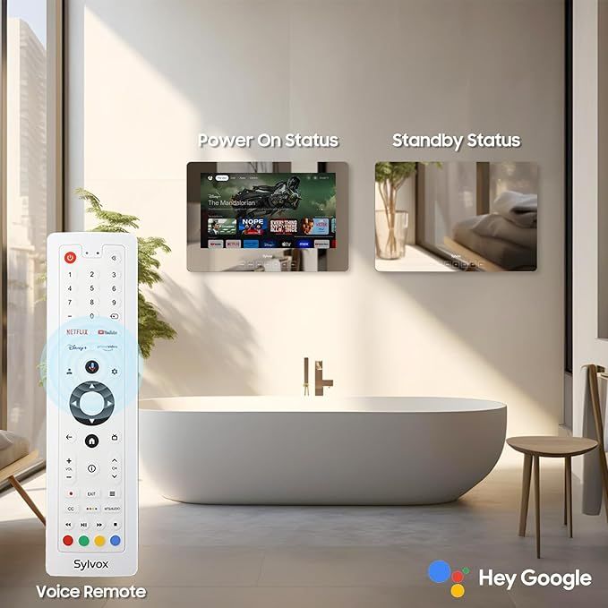 Sylvox Smart Mirror TV – Luxury Living, Reimagined 24''